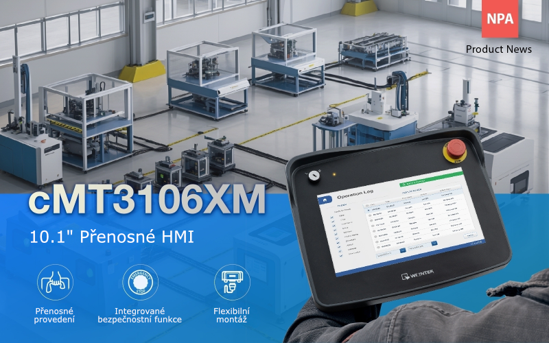 Weintek cMT3106XM: Budoucnost mobilního ovládání!